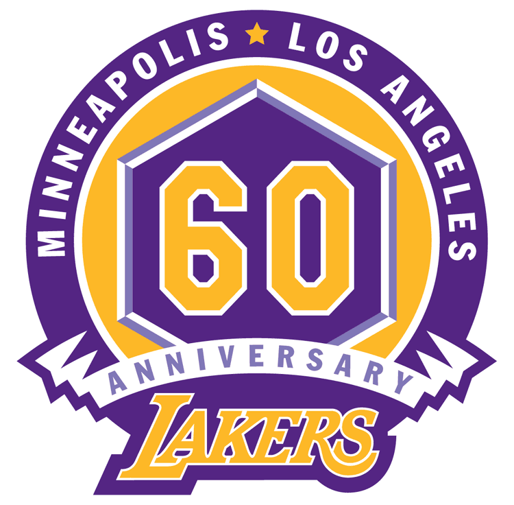 Los Angeles Lakers 2007-2008 Anniversary Logo cricut iron on